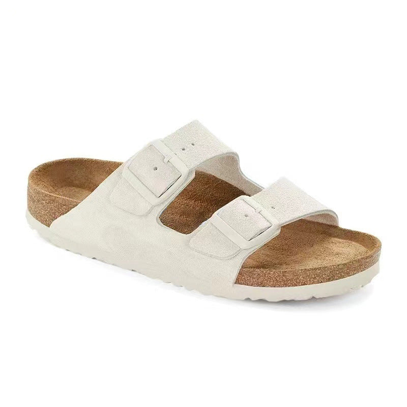 Orthopedic Sandals | Cork Footbed & Dual Buckle Straps | Casual Comfort & Support
