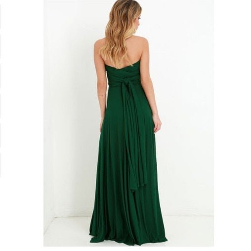 Women’s Maxi Evening Dress | Halter Neck & Cross-Back Straps | Polyester Fabric | Comfortable Fit