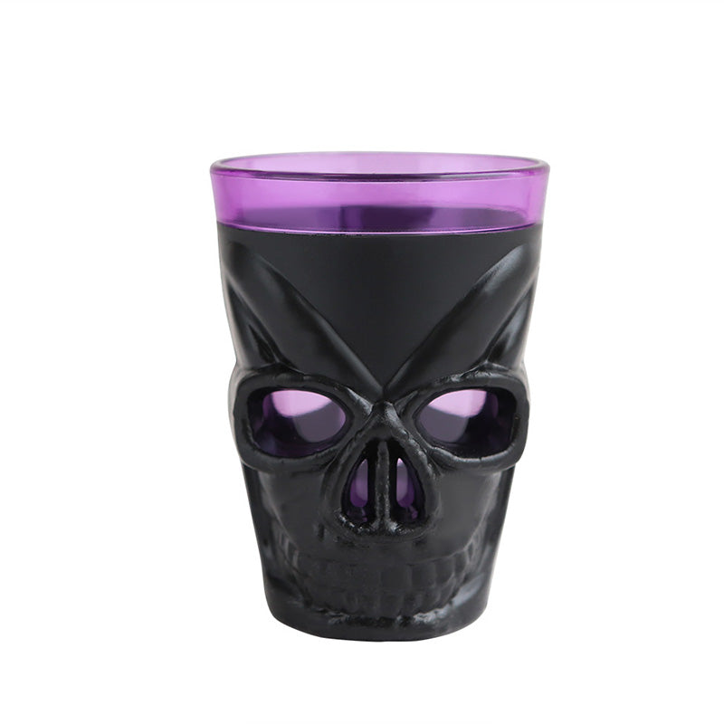 LED Skull Wine Glasses for Halloween Party – Glowing Spooky Drinkware Set