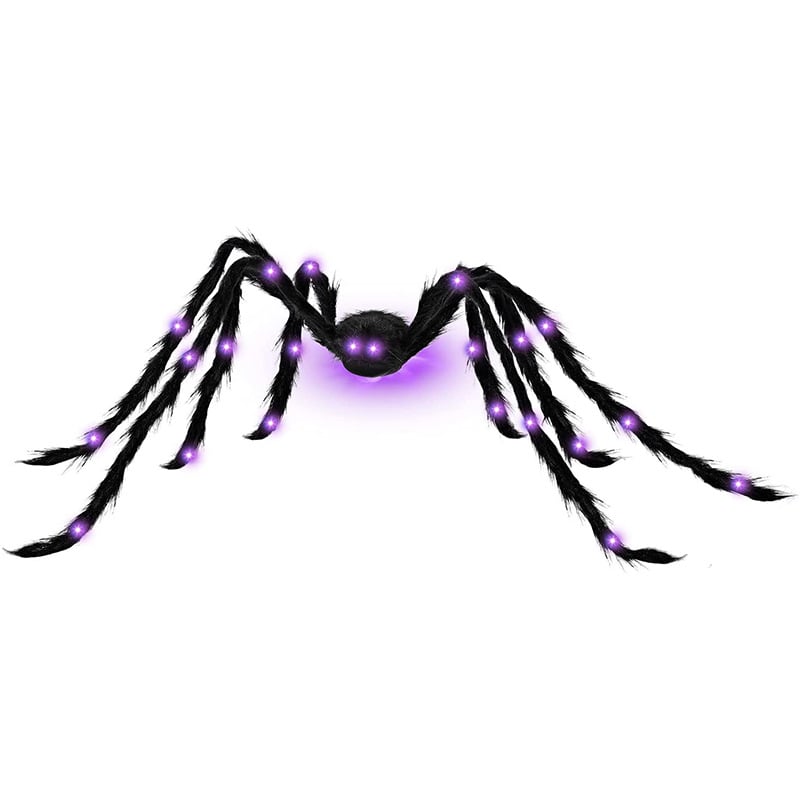 16.4ft Glowing Spider Web Halloween Decoration for Outdoor & Indoor