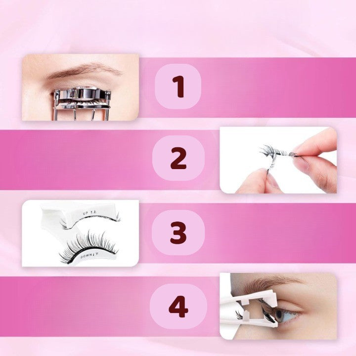 Magnetic Eyelashes for Natural Appearance – Easy Application, No Adhesive
