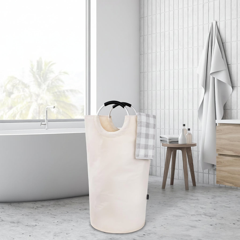 Spacious Waterproof Laundry Basket with Easy Carry Handles