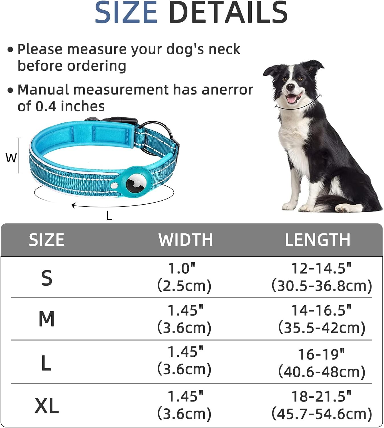 SmartTrack Canine Collar with Integrated Locator