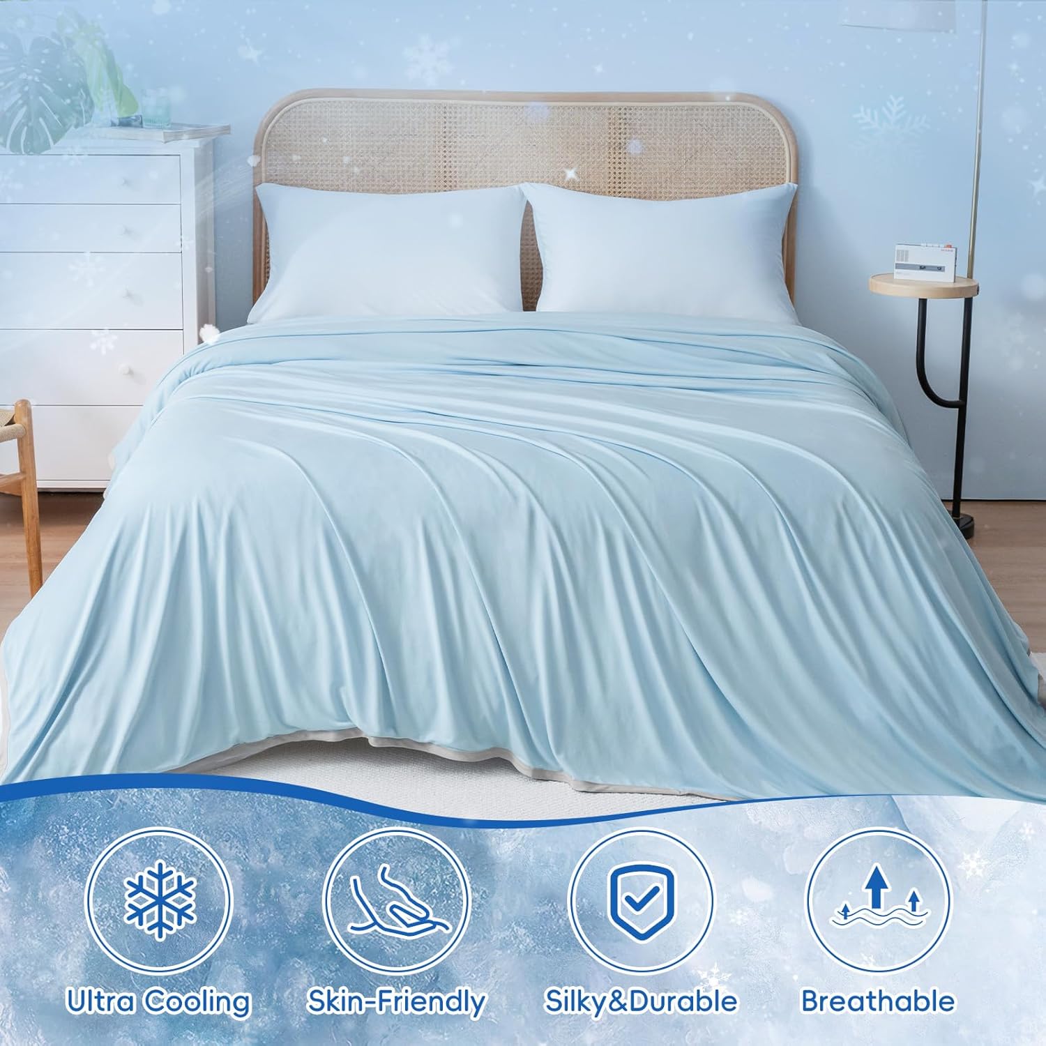 Cooling Blanket with Arc-Chill Technology - Lightweight for Hot Sleepers