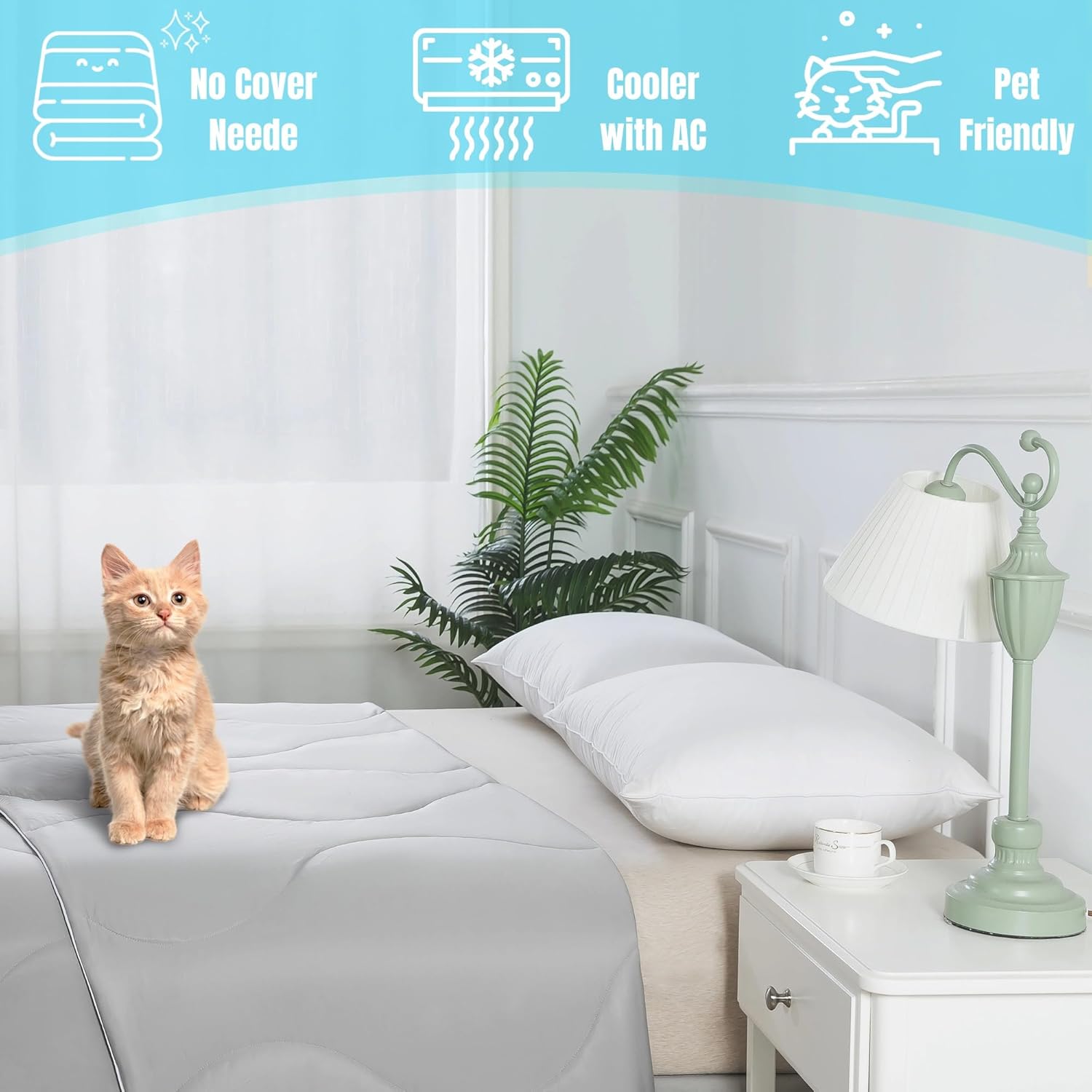 Breathable Lightweight Comforter for Hot Sleepers – Summer Cooling Blanket