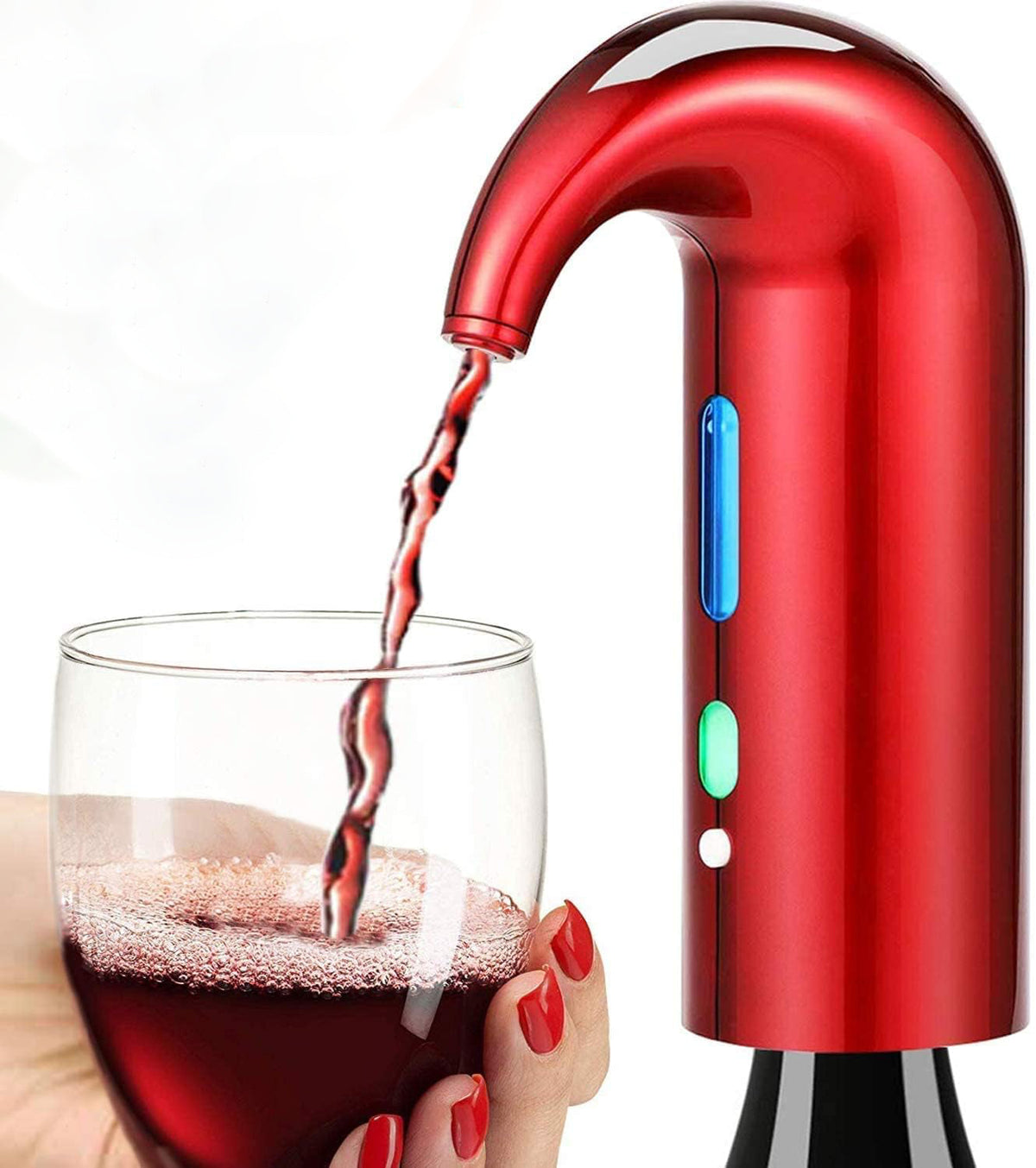 Wine Aerator and Dispenser with Electric Pouring Function