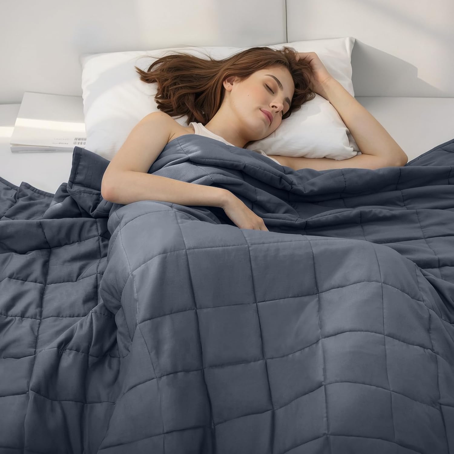 Cooling Weighted Blanket for Adults | Breathable All-Season Comfort