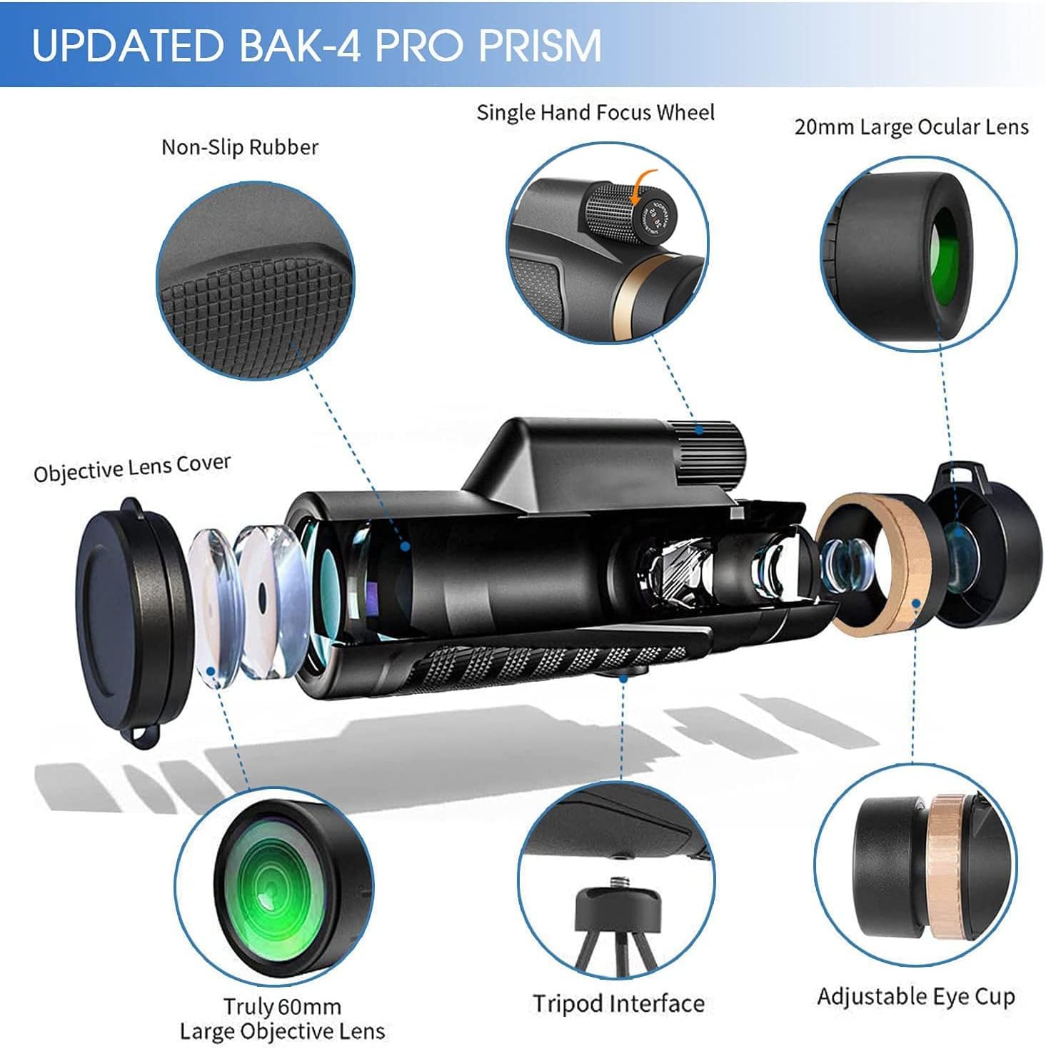 Compact High-Power Telescope for Outdoor Adventures
