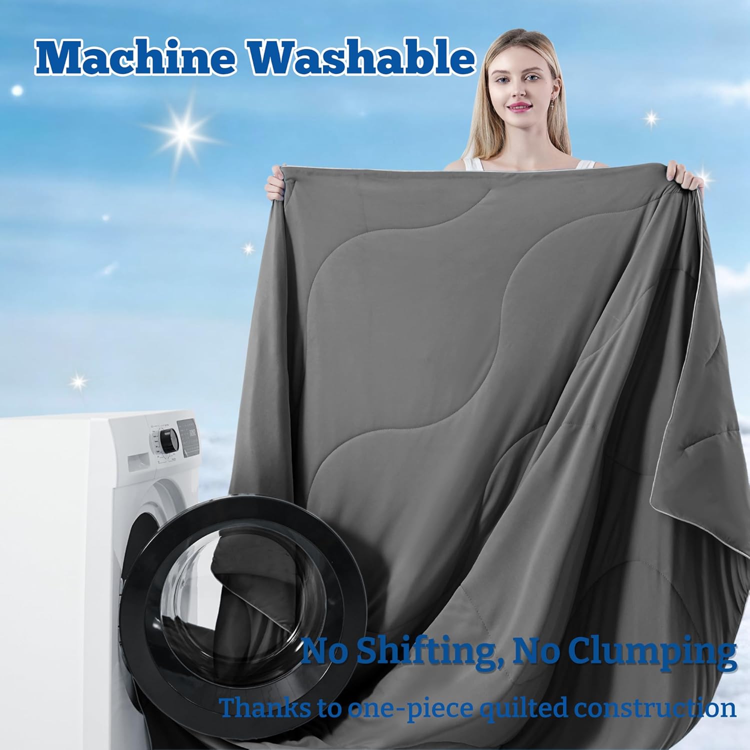 Lightweight Cooling Blanket Set with Pillowcases | Moisture-Wicking Fabric