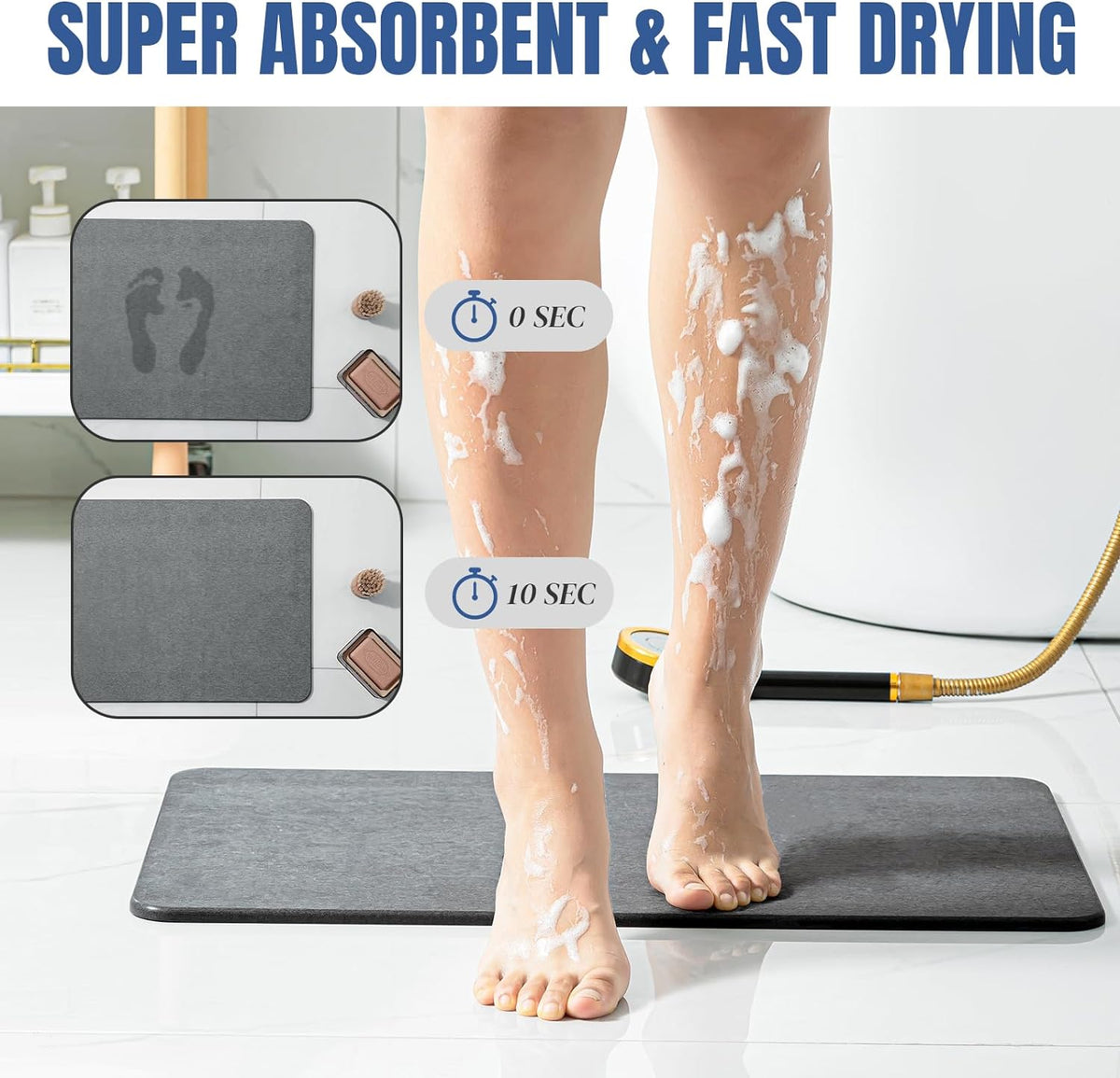 Natural Stone Shower Mat