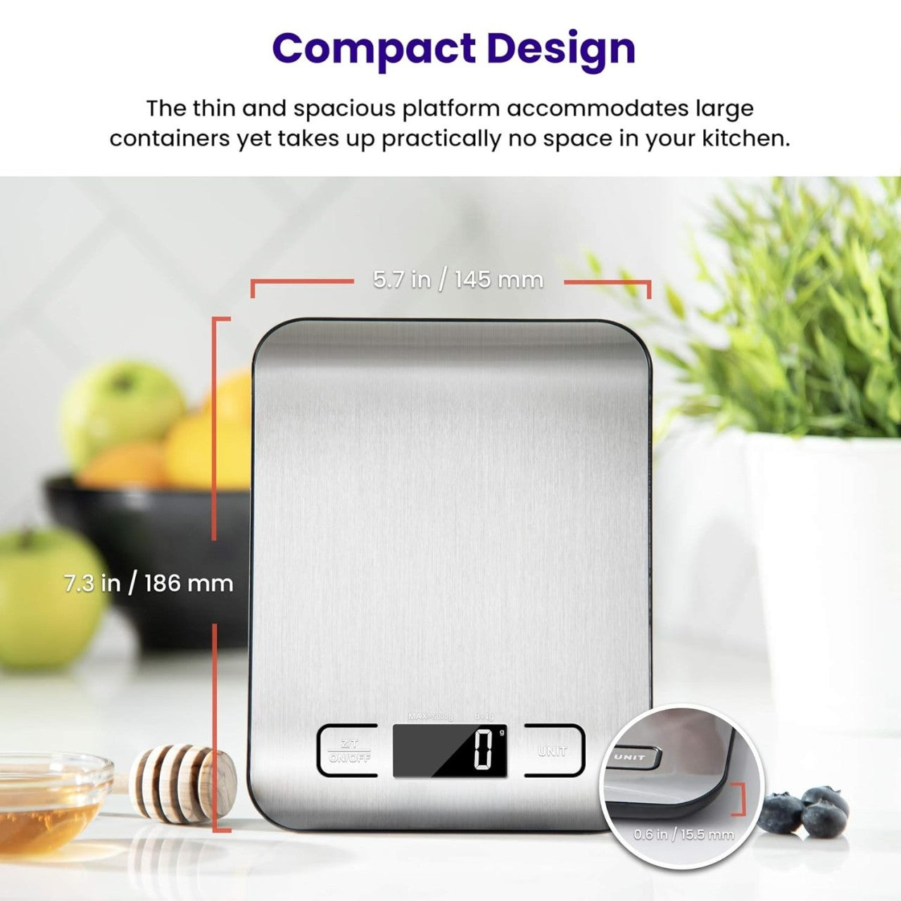 Electronic Food Weight Scale for Precise Measurements