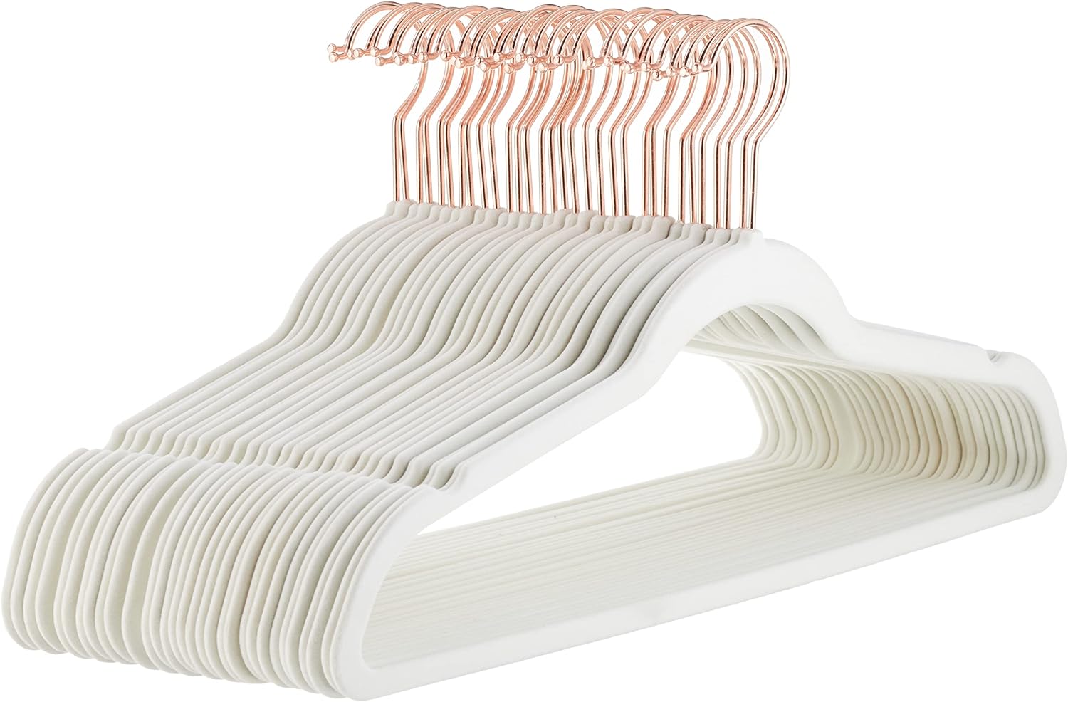 Space-Saving Velvet Hangers with Grip for Organized Closets
