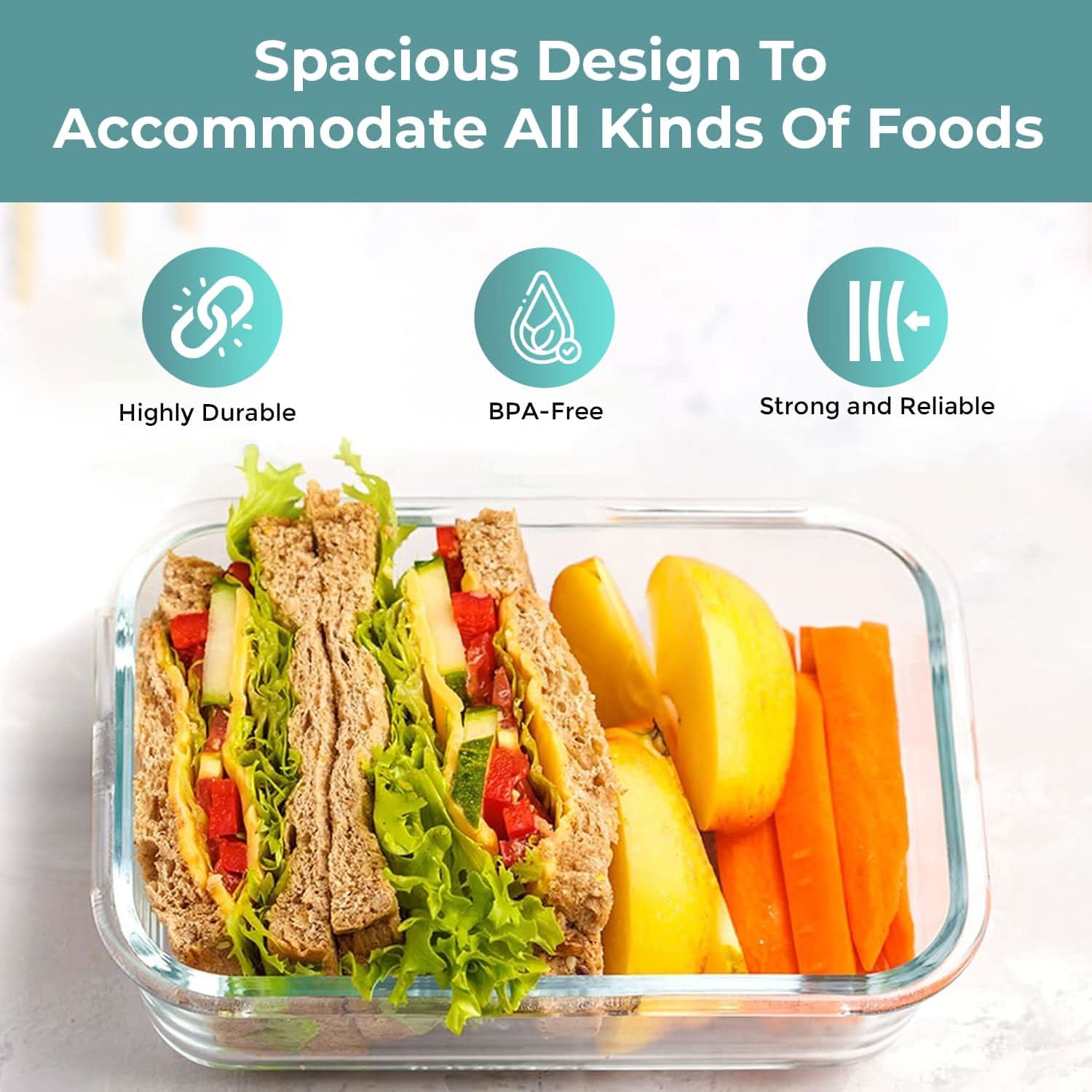 FreshKeeper 35-Piece Glass Food Storage System for Meal Prep