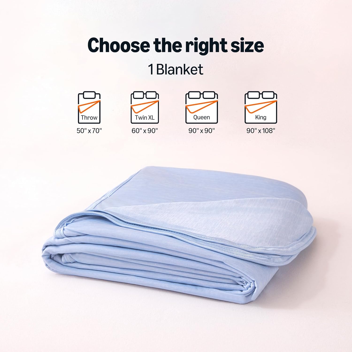 Lightweight Reversible Blanket for Hot Sleepers | Soft Thin Throw for Couch & Bed