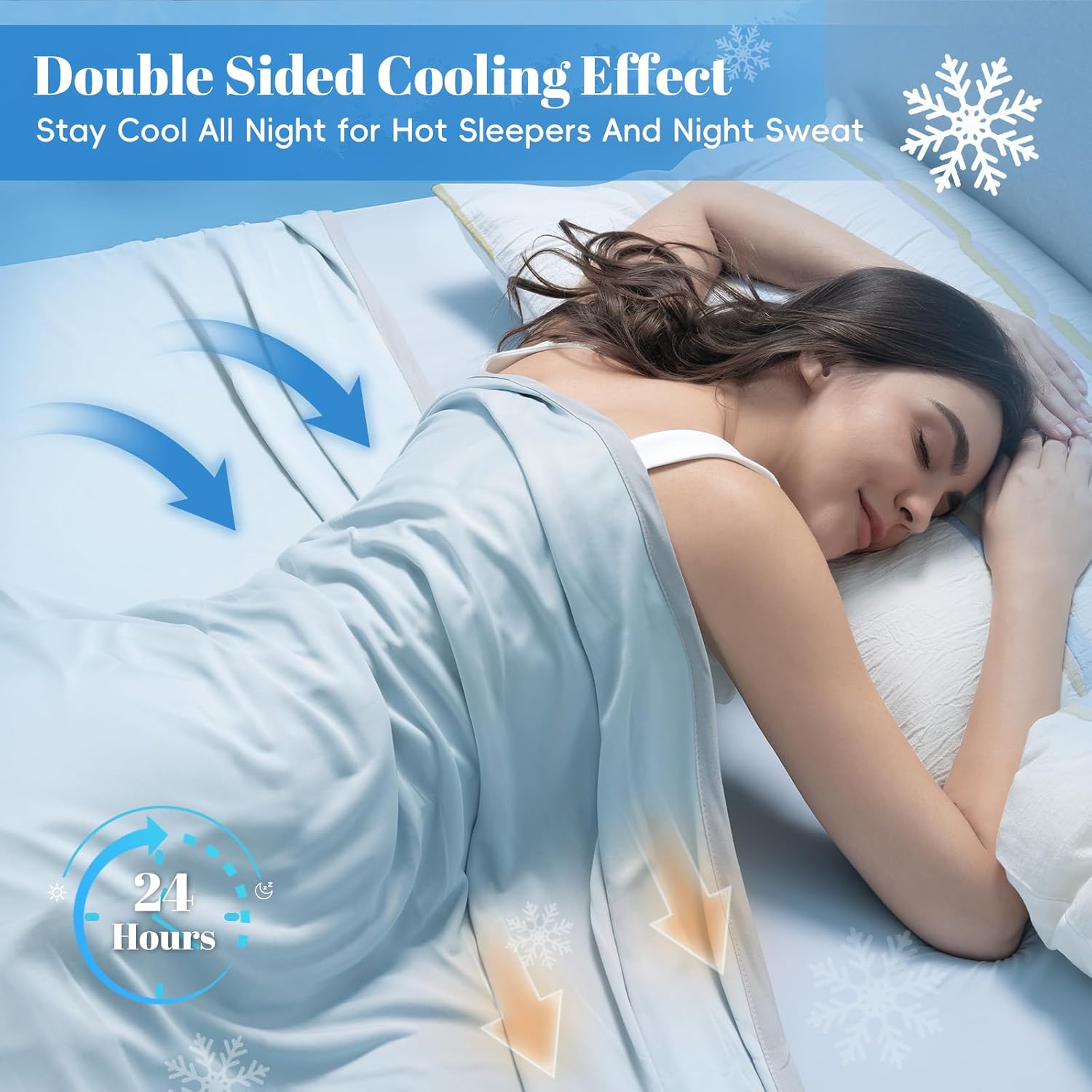 Cooling Blanket with Arc-Chill Technology - Lightweight for Hot Sleepers