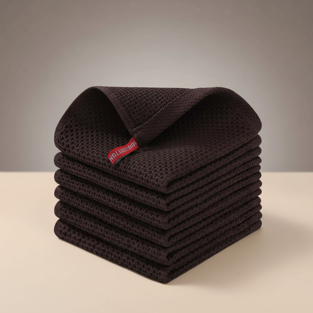 Premium Cotton Kitchen Cloths Set – Highly Absorbent Waffle Texture