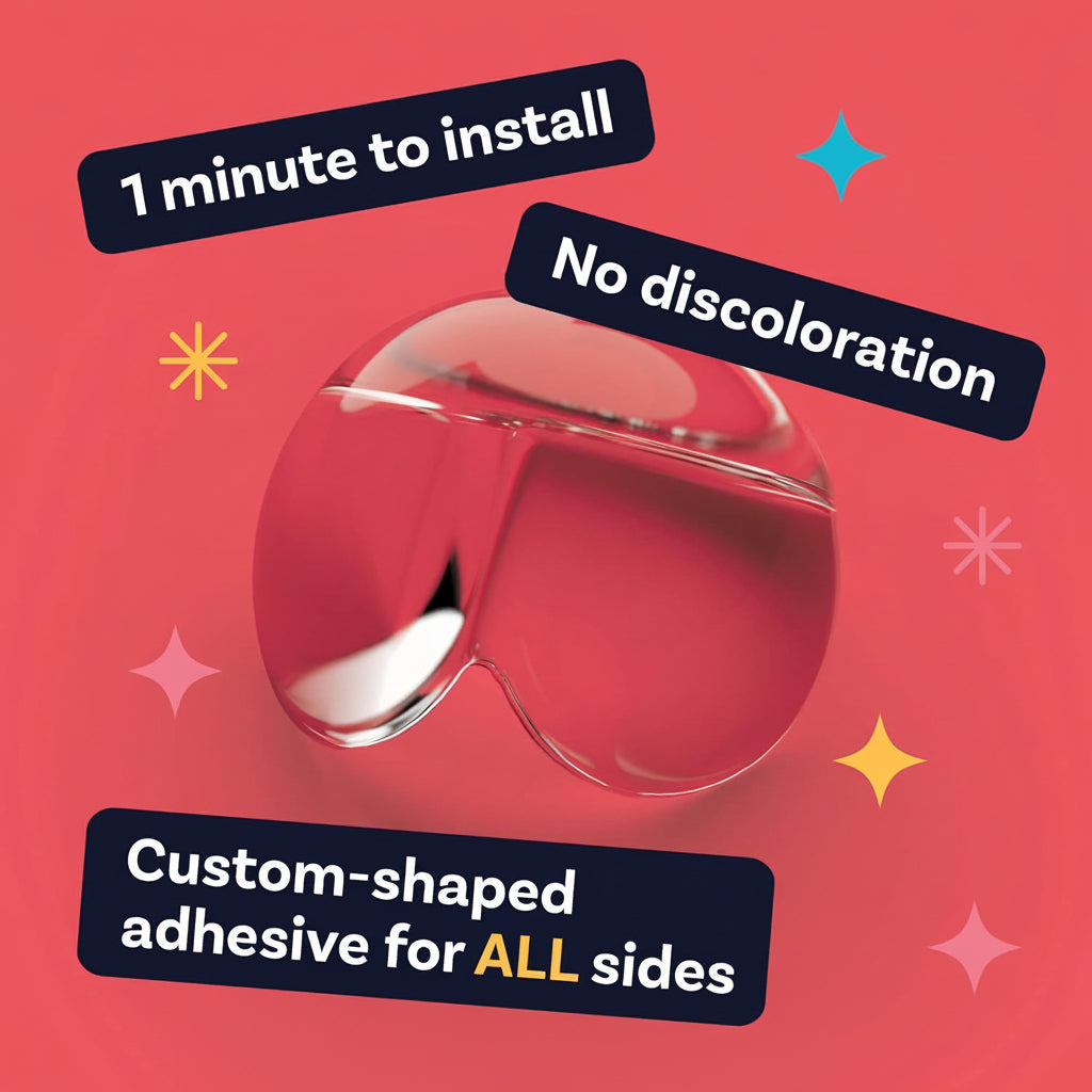 Invisible Edge Protectors for Child Safety, Sturdy PVC, Easy Setup