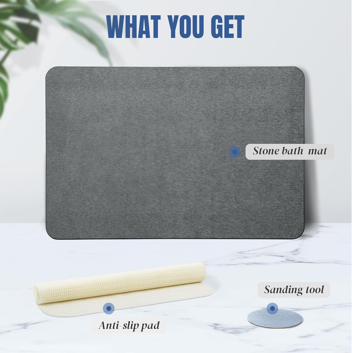 Natural Stone Shower Mat