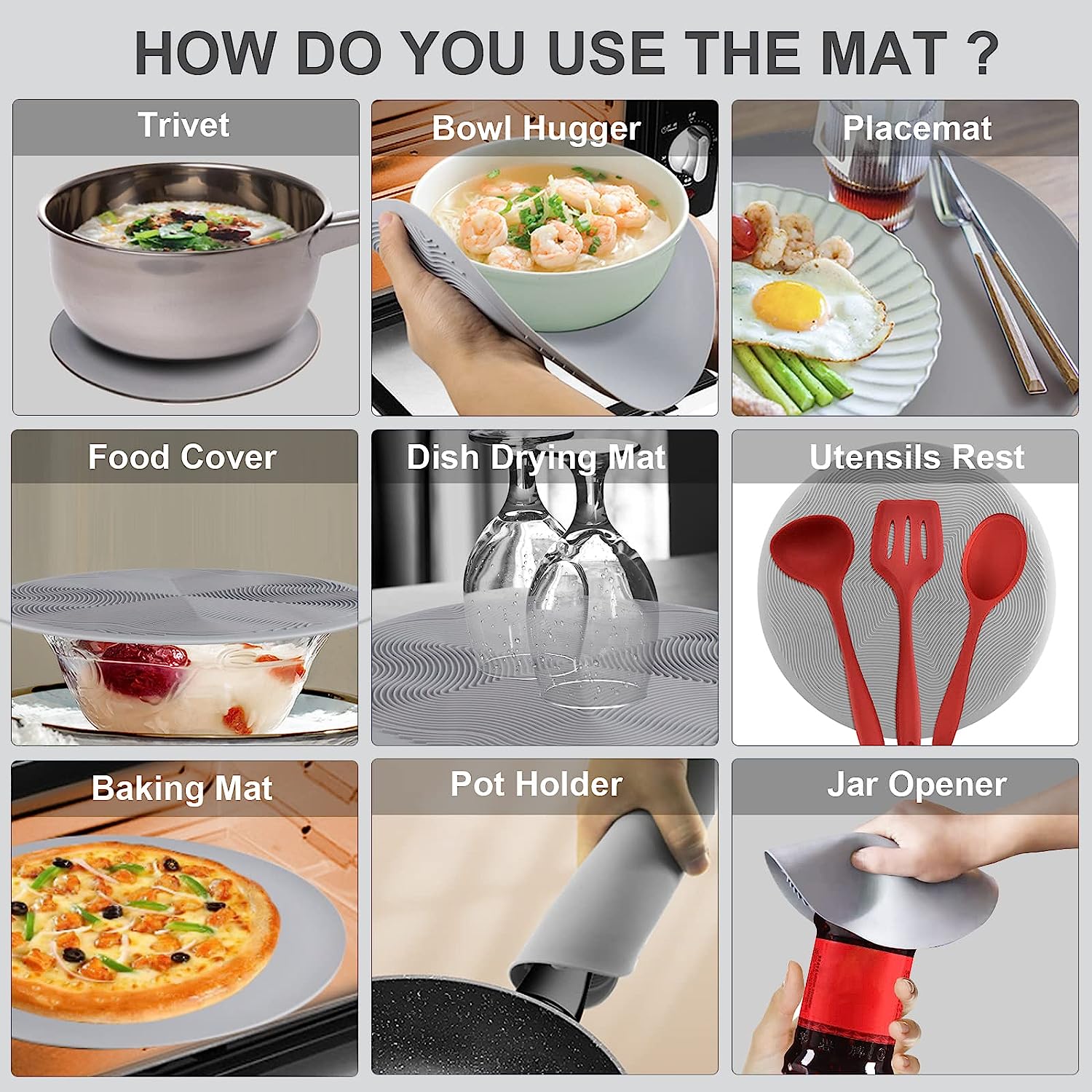 Food Cover and Microwave Safe Place Mat