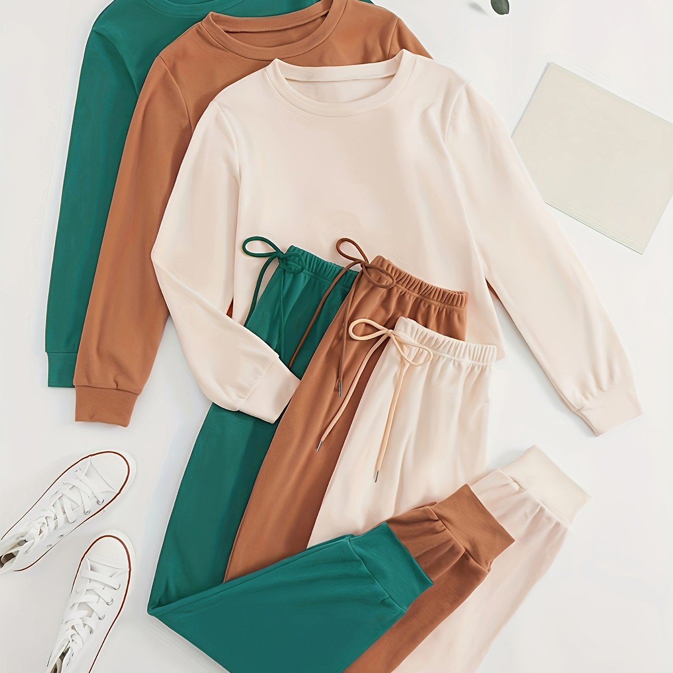 Lounge Set | Adjustable Joggers | All-Day Breathable Comfort | Polyester