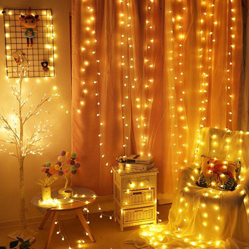 Fairy LED String Lights - 2m to 10m Battery or Plug-In Options - Warm or Cool White - Ball, Flower, Star & Snowflake Bulbs - Indoor Outdoor Decorative Twinkle Party Lights