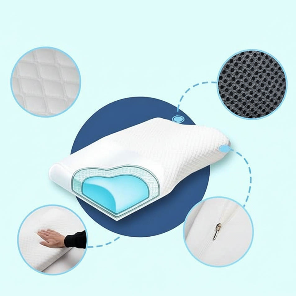 SleepSound Anti-Snore Pillow for Ultimate Comfort and Peace