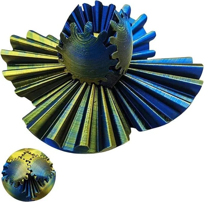 Fidget Gear Ball in Steampunk Style - Whirling Wonder Toy