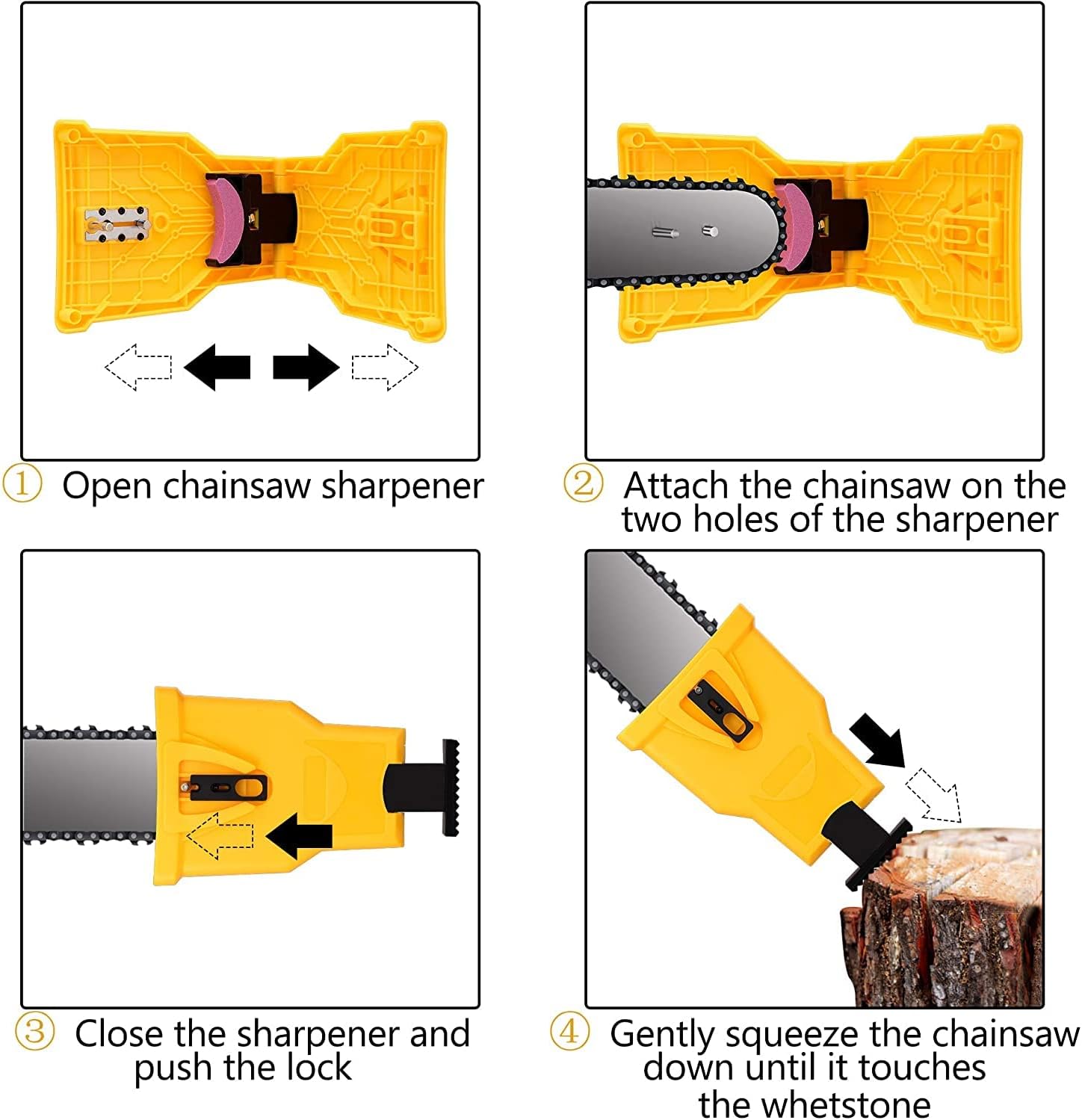 Sharpener for Chainsaw Blades