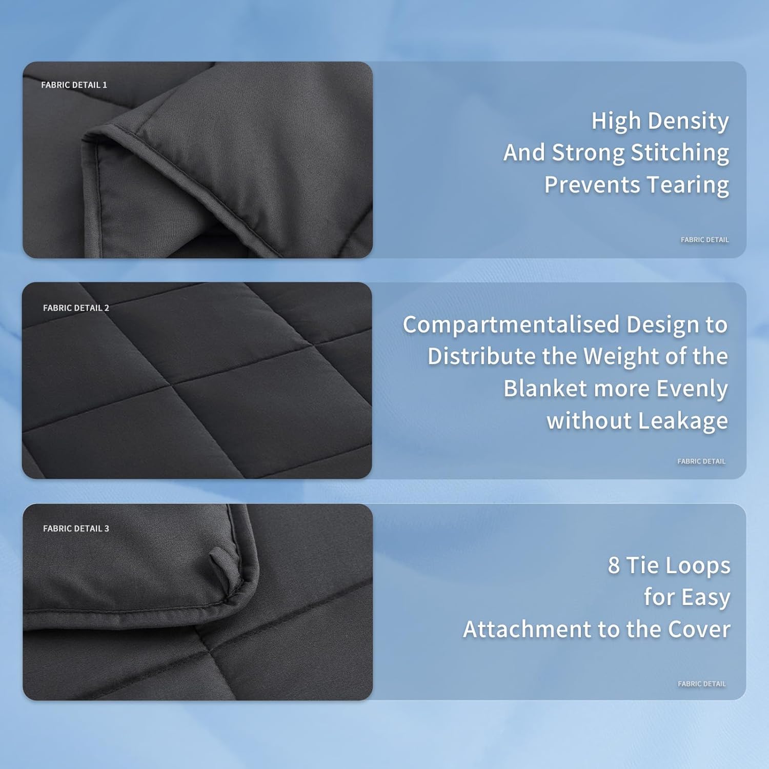 Cooling Microfiber Weighted Blanket for Year-Round Comfort and Relaxation
