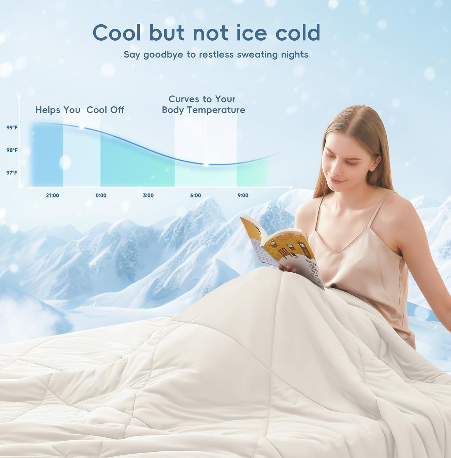 Cooling Blanket for Hot Sleepers – Double-Sided Soft and Breathable Design