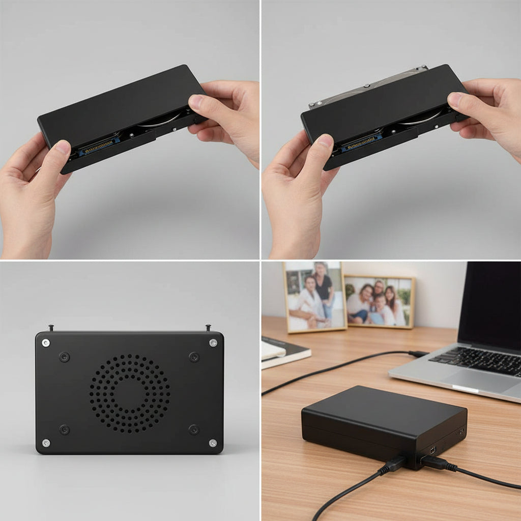 Versatile USB 3.0 External Enclosure for 2.5 & 3.5 Inch Drives