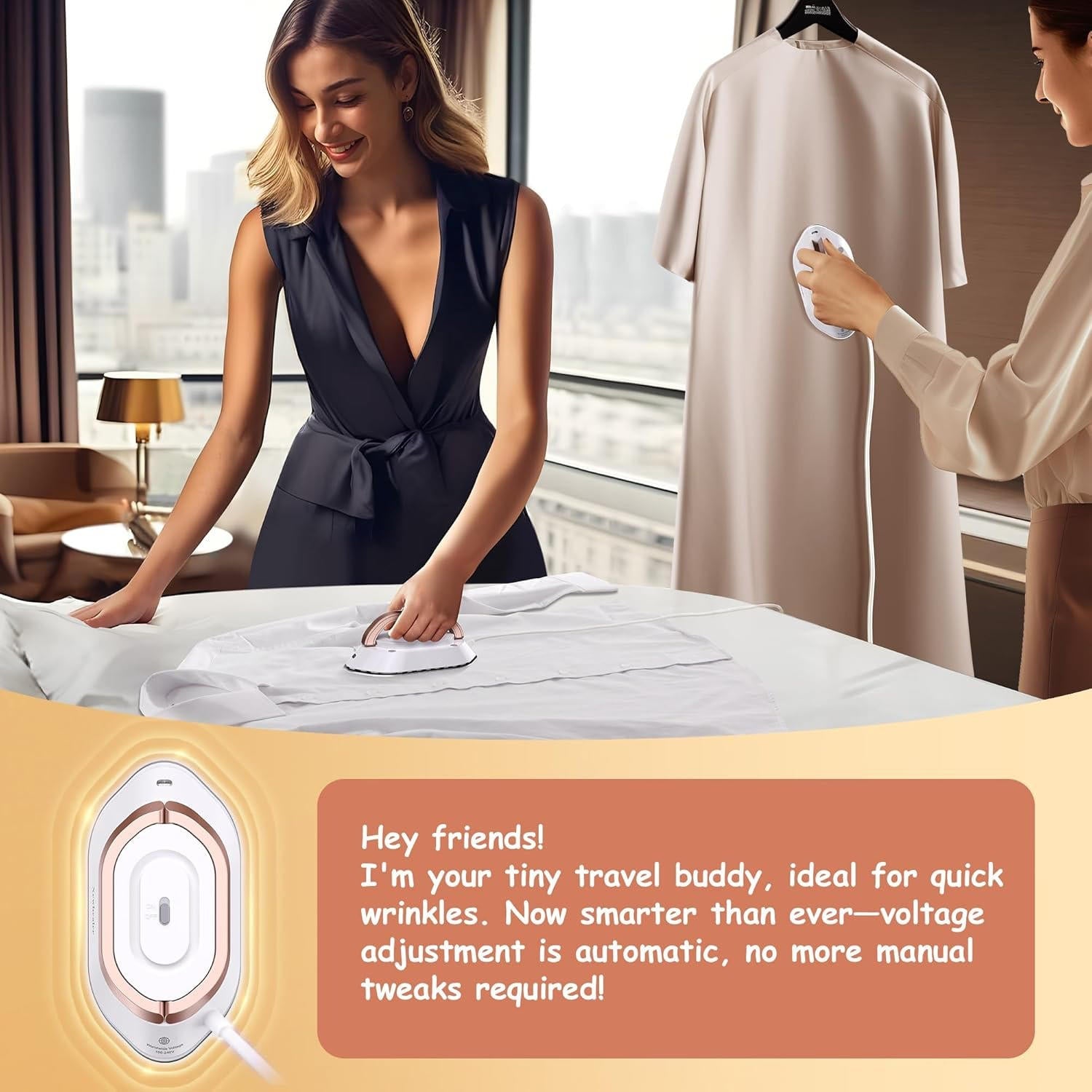 Compact Iron for Travel Use