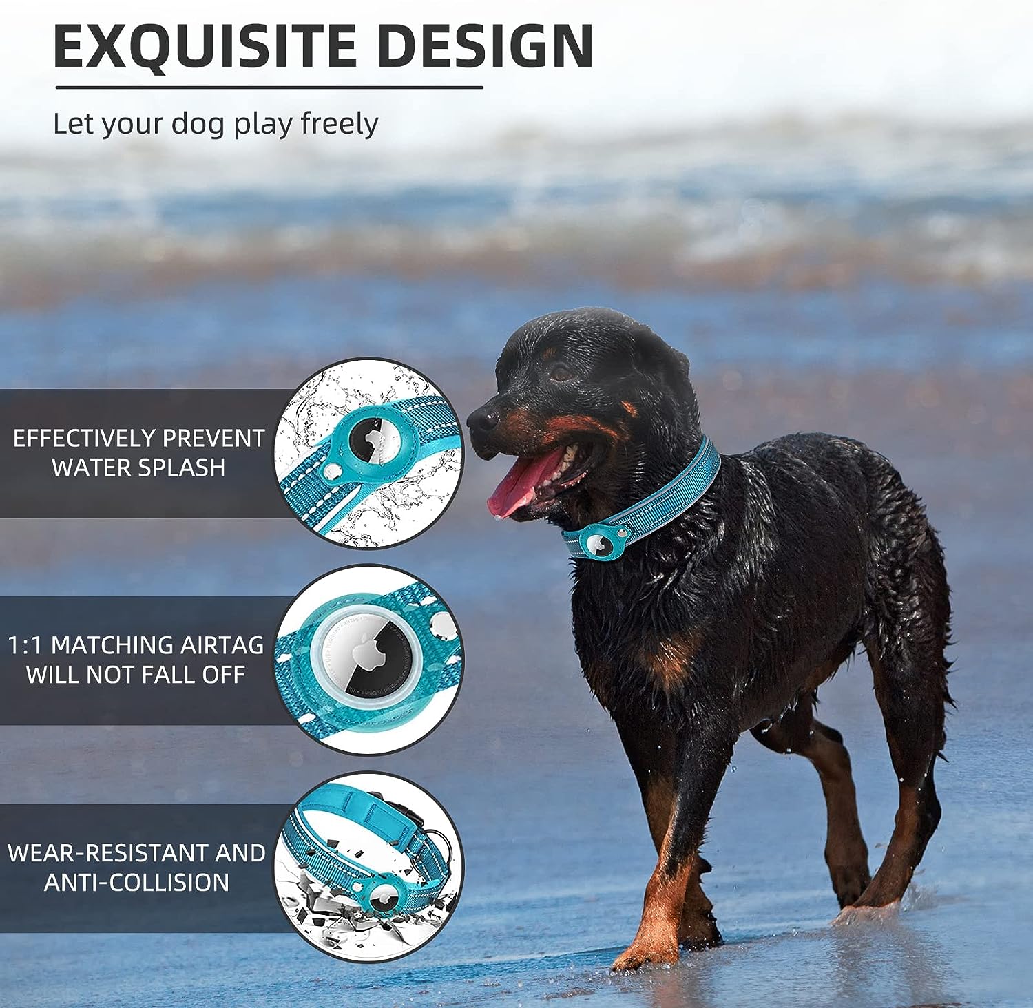 SmartTrack Canine Collar with Integrated Locator