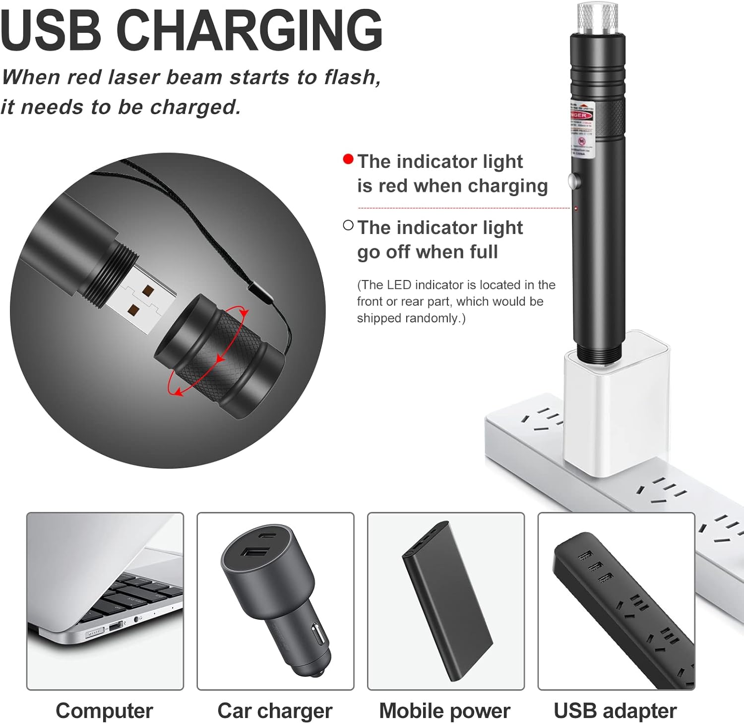 High-Powered Green Laser Pointer with Long Range