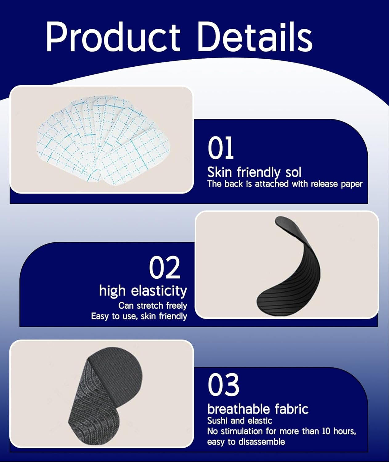 Nose Patch for Breathing Correction to Reduce Snoring