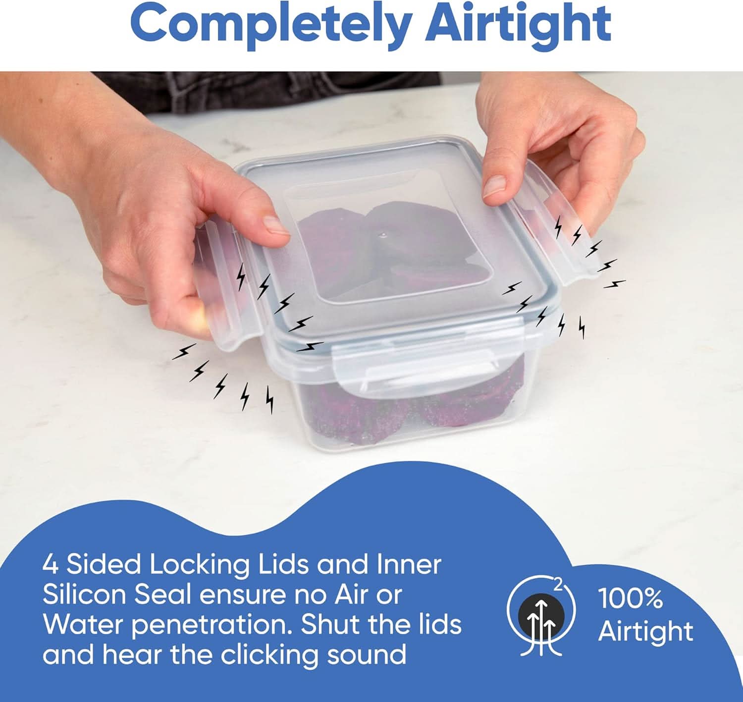 Elegant Kitchen Storage Solutions: 16-Piece Airtight Set