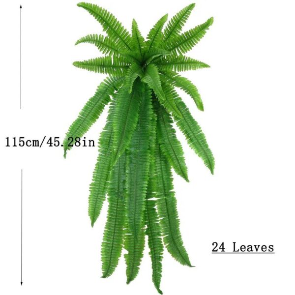 Lifelike Boston Fern Plant – UV-Resistant Artificial Decoration