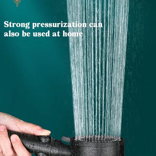 5 Spray Modes High-Pressure Showerhead with Self-Cleaning Feature
