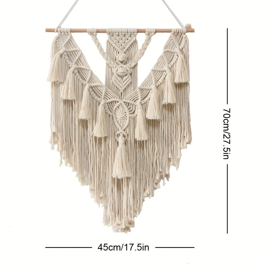 Chic Handcrafted Wall Tapestry for Enriching Home Spaces