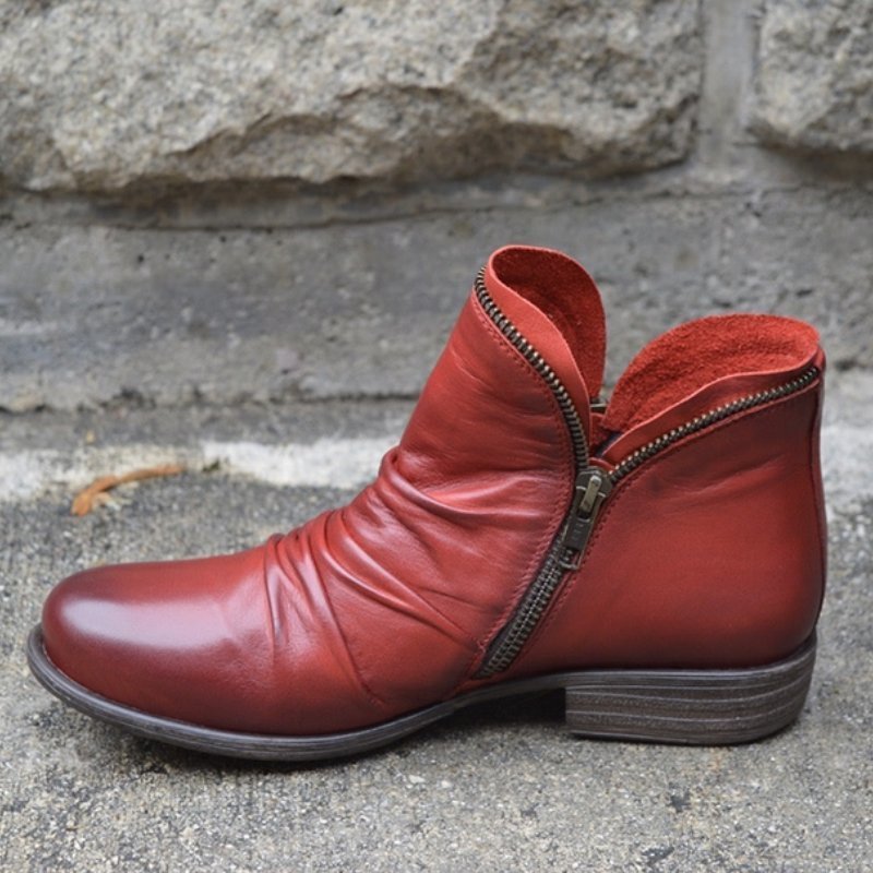 Women’s Ankle Boots | Comfort Technology & 3-Arch Support | Synthetic Leather | Warm & Dry Fit