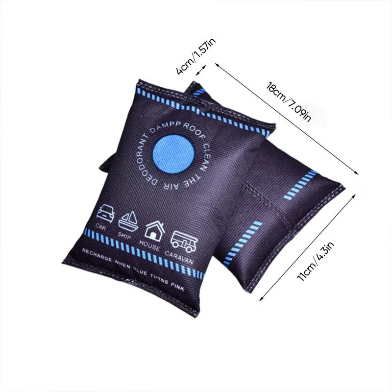 Color-Coded Moisture Absorber for Humidity Control