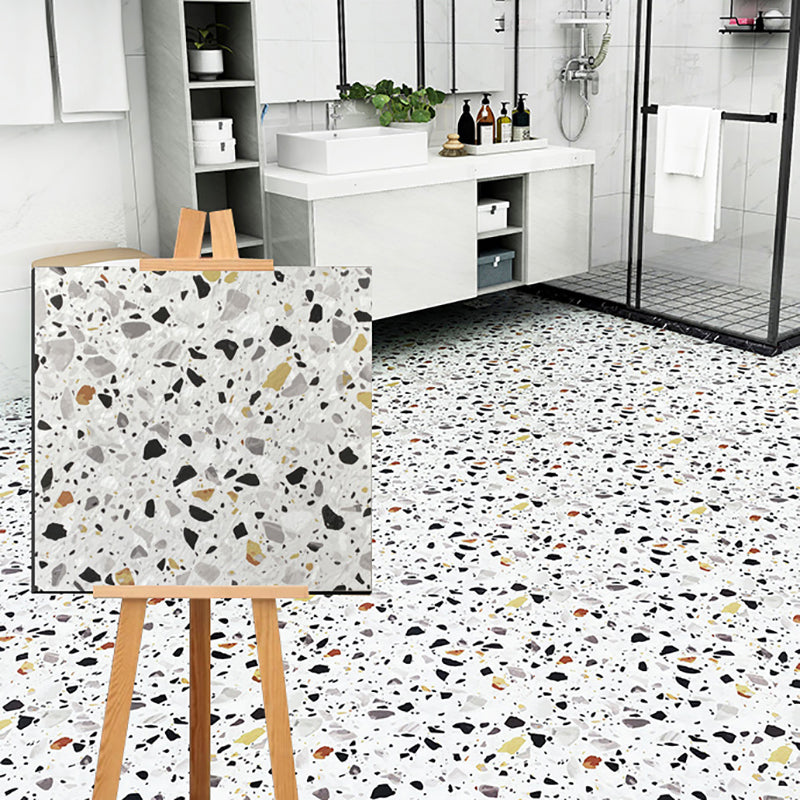 Square Scratch Resistant Plastic floor Water Resistant Floor Tile Tan Clearhalo 'Flooring 'Home Improvement' 'home_improvement' 'home_improvement_vinyl_flooring' 'Vinyl Flooring' 'vinyl_flooring' Walls and Ceiling' 7398185