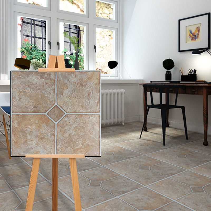 Square Scratch Resistant Plastic floor Water Resistant Floor Tile Peacock Green Clearhalo 'Flooring 'Home Improvement' 'home_improvement' 'home_improvement_vinyl_flooring' 'Vinyl Flooring' 'vinyl_flooring' Walls and Ceiling' 7398187