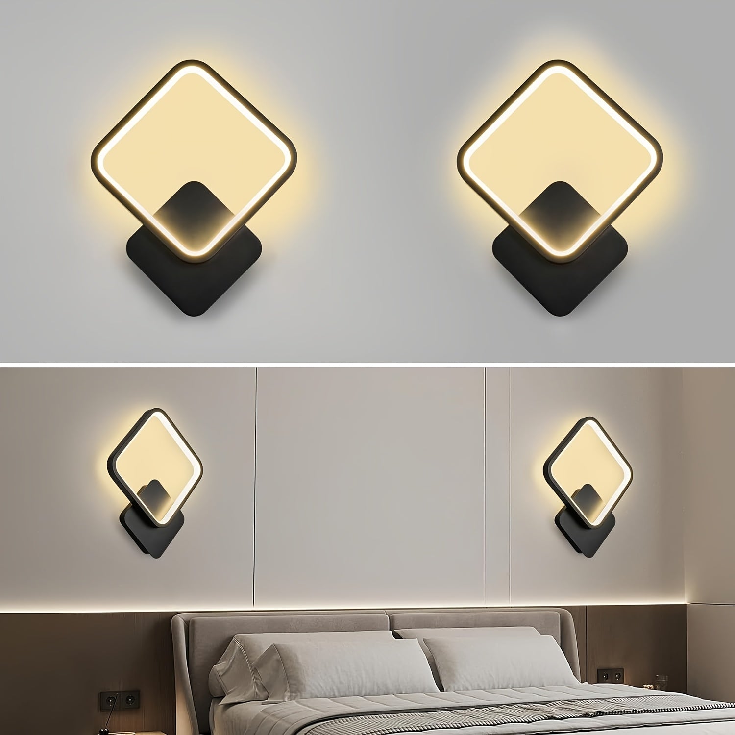 Sleek Geometric LED Wall Light for Stylish Indoor Spaces
