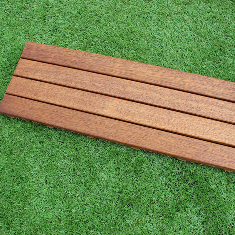 Waterproof Interlocking Wood Decking Tiles for Patio Flooring