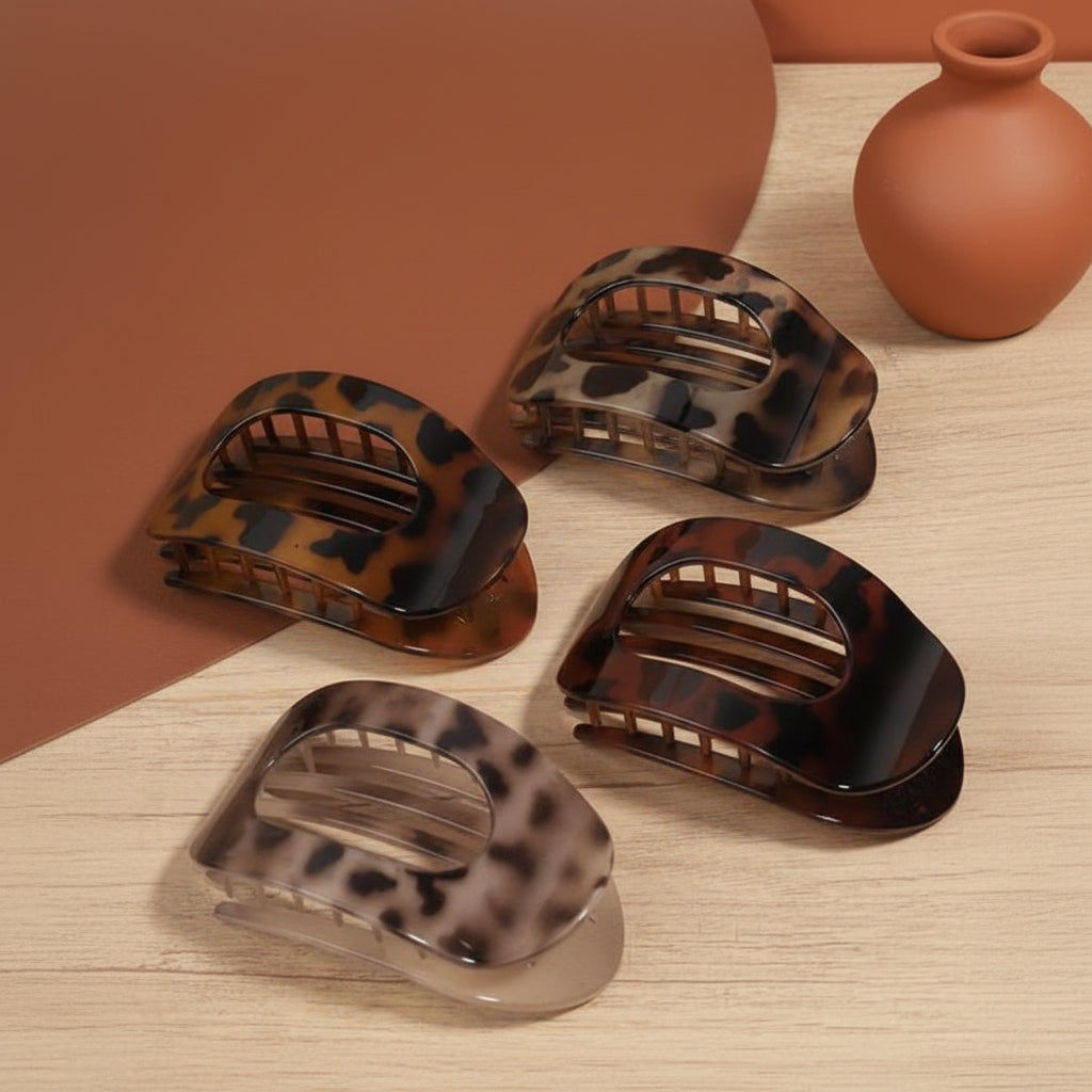 Robust Plastic Hair Clip for Thick Locks with Reliable Grip