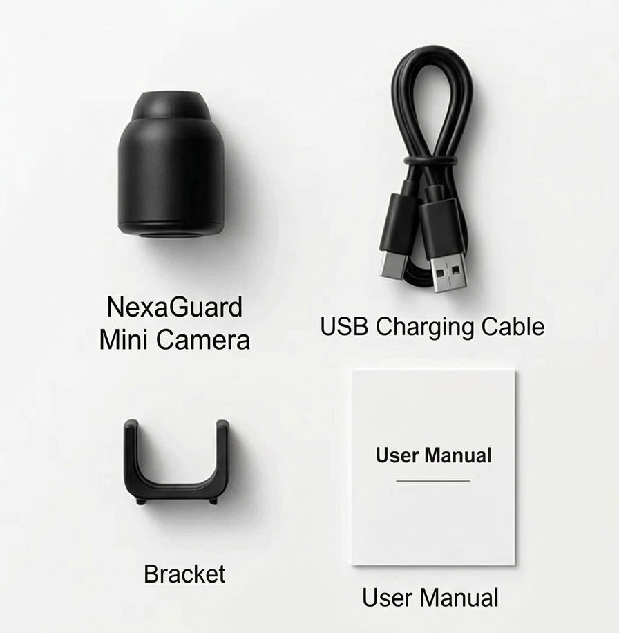 Smart Mini WiFi Camera with 1080P HD, 140° Wide Angle, Night Vision, and Motion Alerts