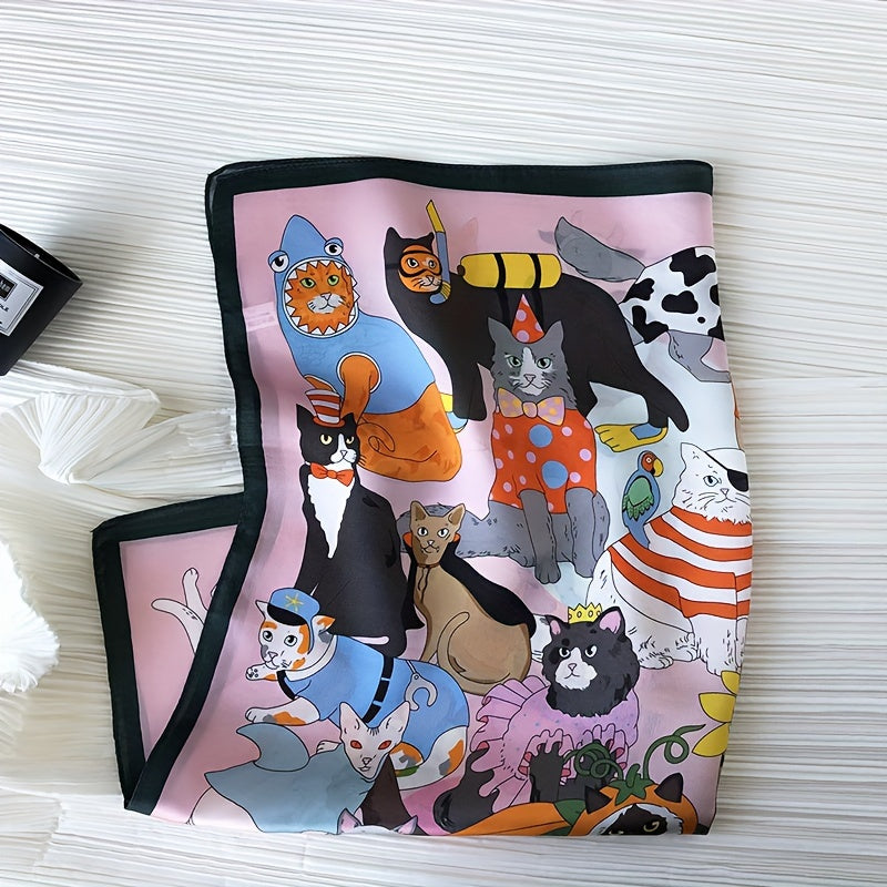 Square Scarf | Lightweight | Versatile Style | Polyester