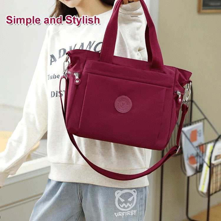 Women’s Tote Bag | Large Capacity & Multi-Compartment Design | Waterproof Nylon | Lightweight Comfort