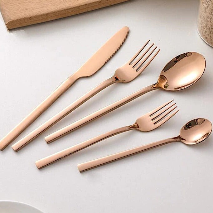 Salvenis — Stainless Steel Cutlery Set with Sleek Comfortable Design